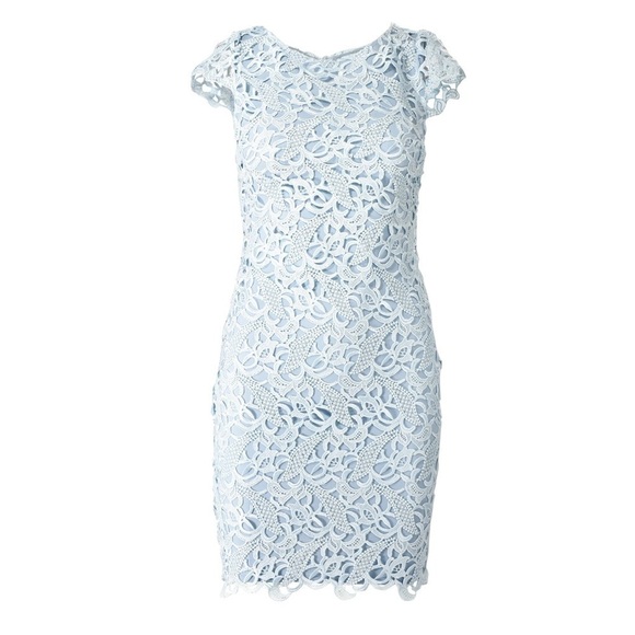 ALICE + Olive blue open back cut out lace dress size XS - Picture 13 of 16